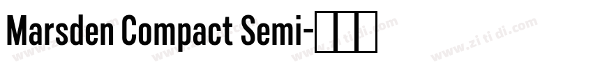 Marsden Compact Semi字体转换
